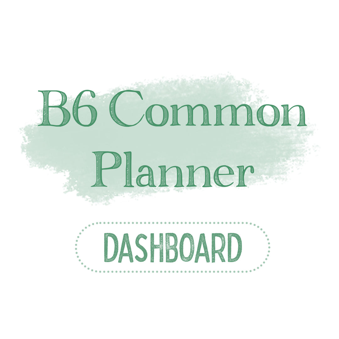 B6 Common Planner Dashboard