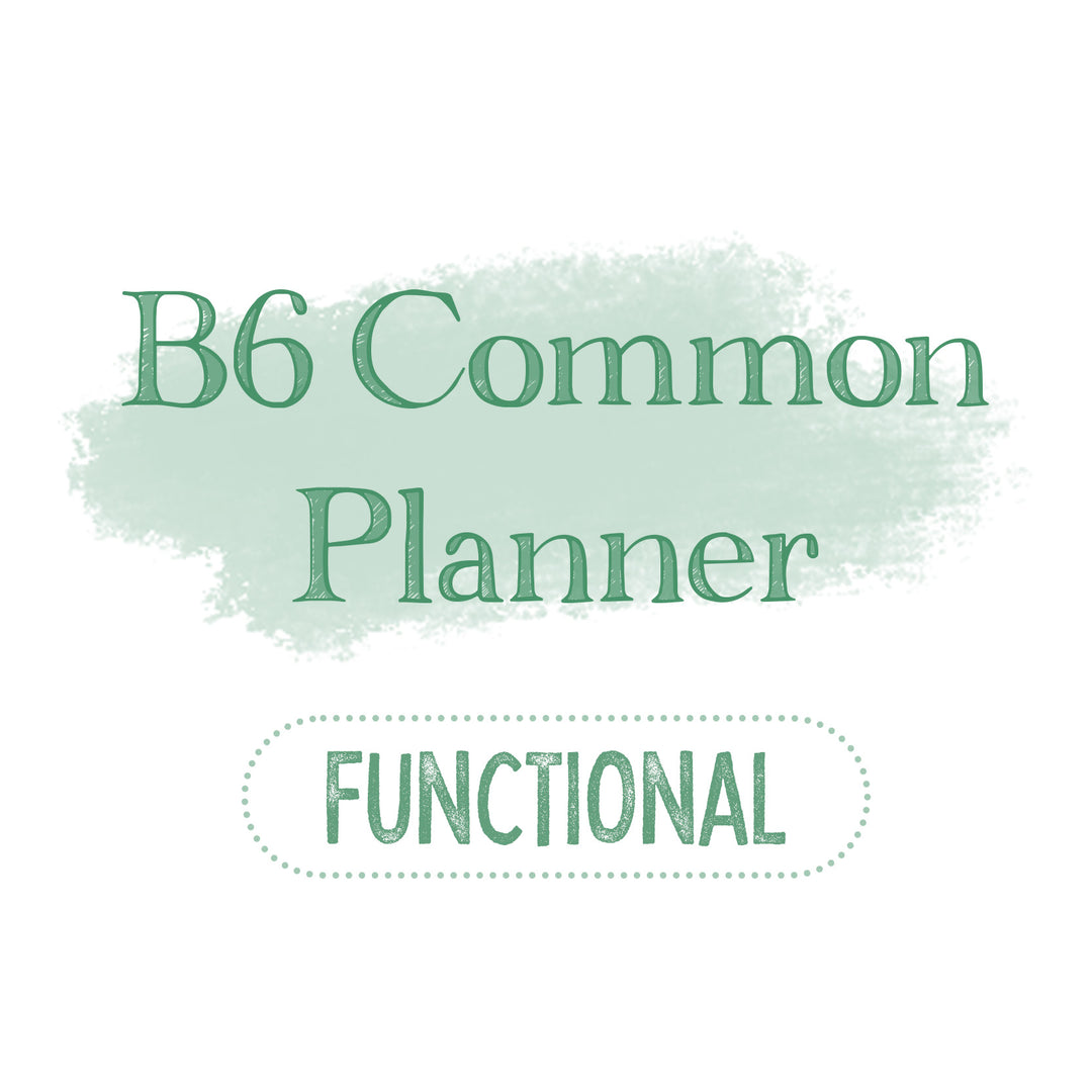B6 Common Planner Functional