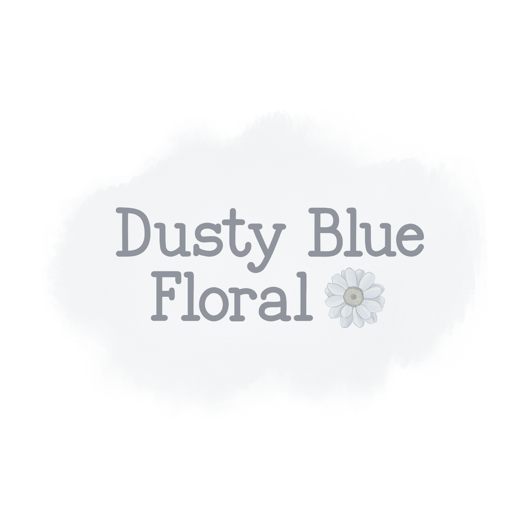 263 - Dusty Blue Floral