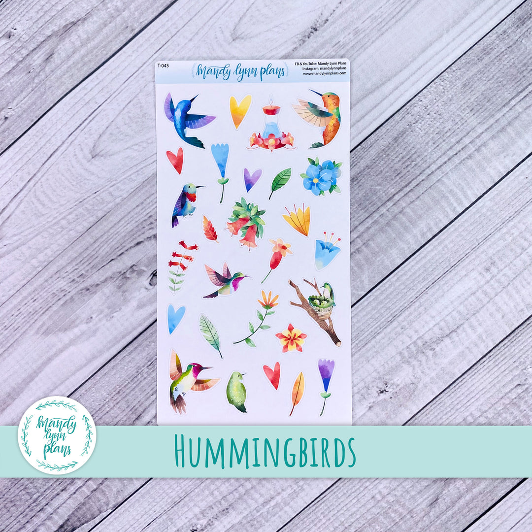 Hummingbird Doodles || T-045