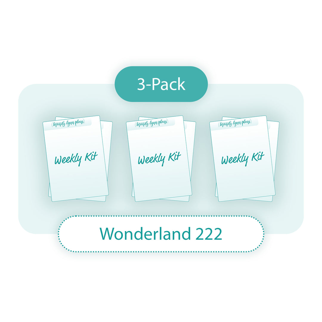 3-PACK Sub Box Weekly Kit Add-On (Wonderland 222)
