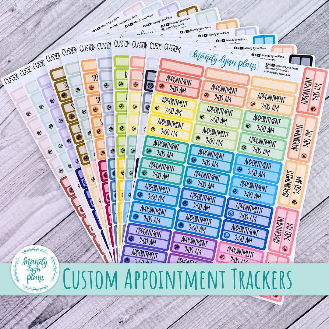 Custom Appointment Trackers