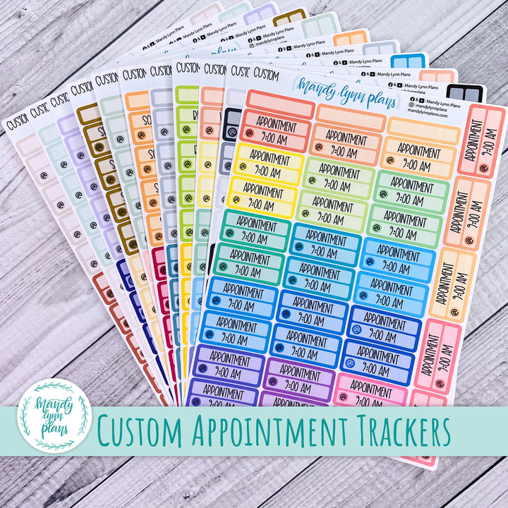 Custom Appointment Trackers