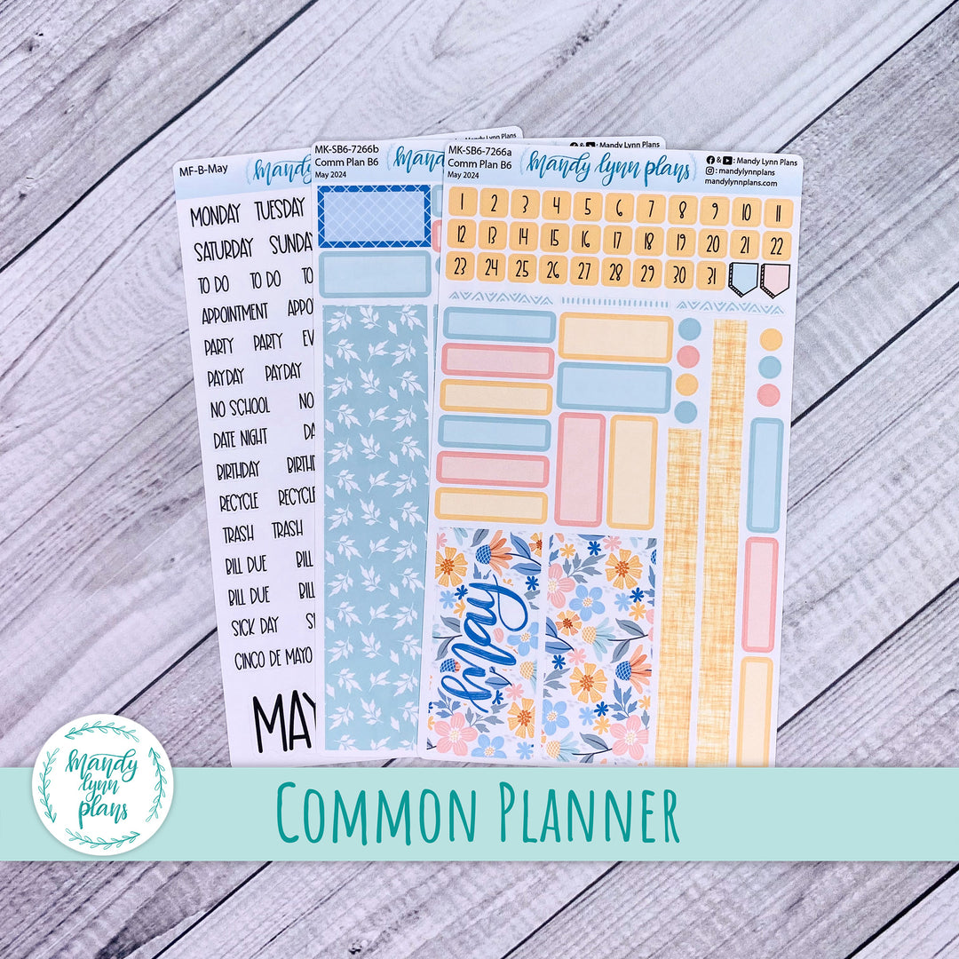 May 2024 Common Planner Monthly Kit || Spring Days || 266