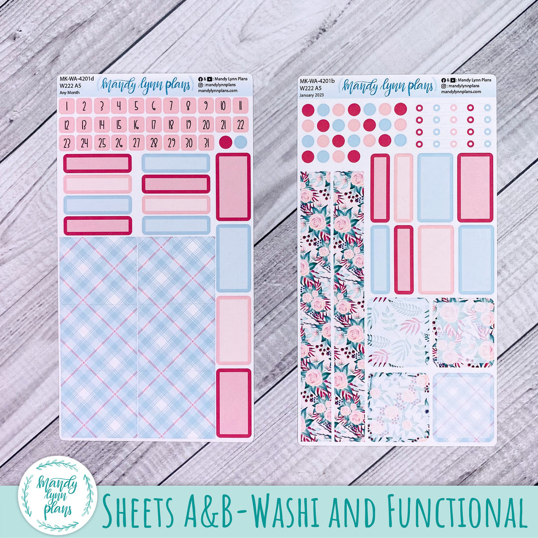 Wonderland 222 Unstacked A5 and Stacked A5, B6, A6 || Whole Year Bundle || 3 Design Options || 12 Any Month Kits