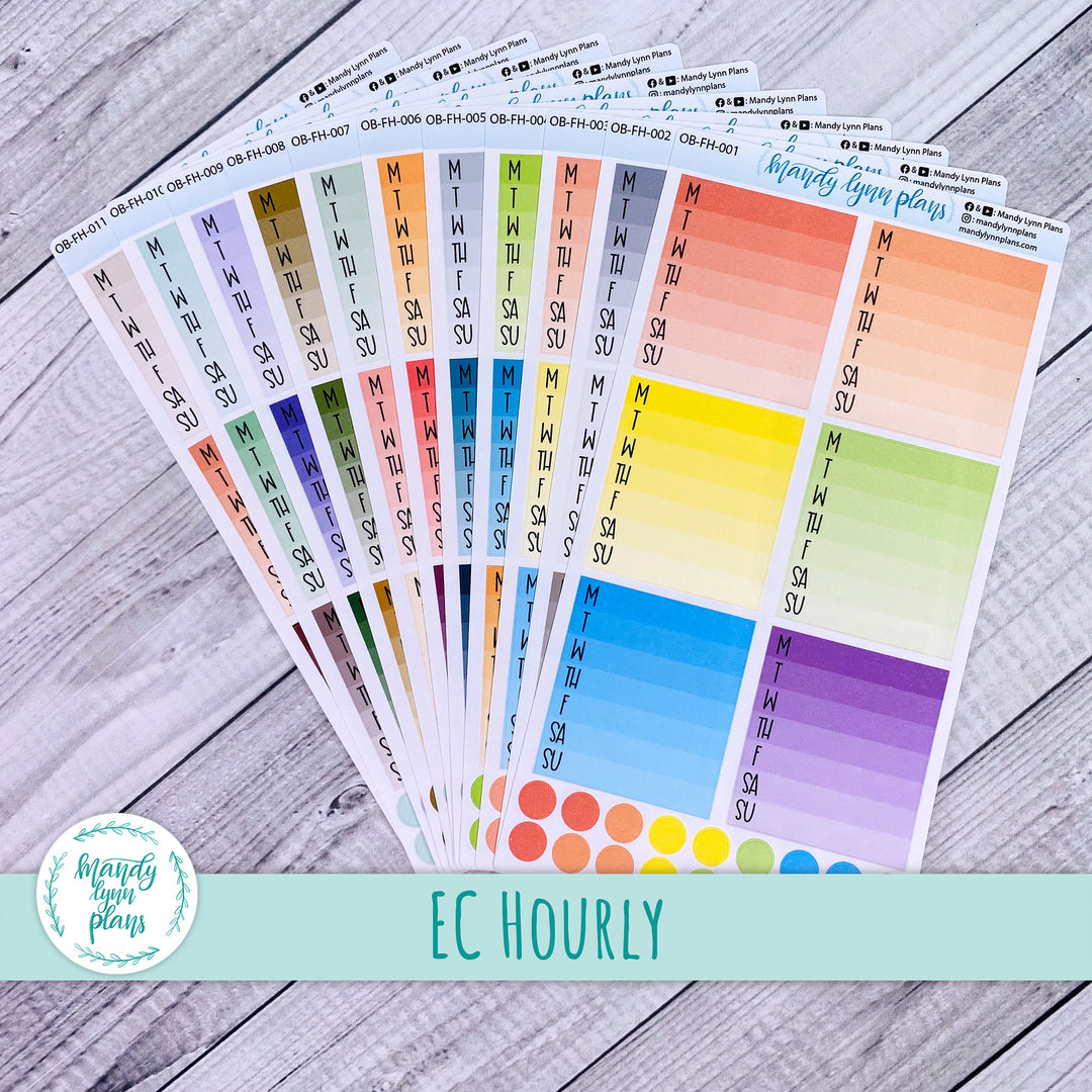 EC Hourly Week Ombre Boxes