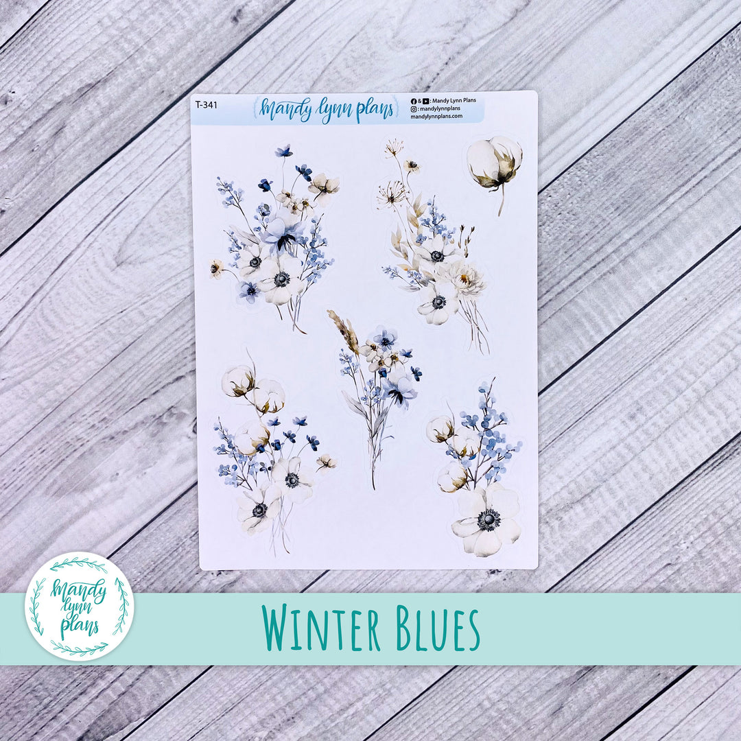 Winter Blues Large Deco || T-341