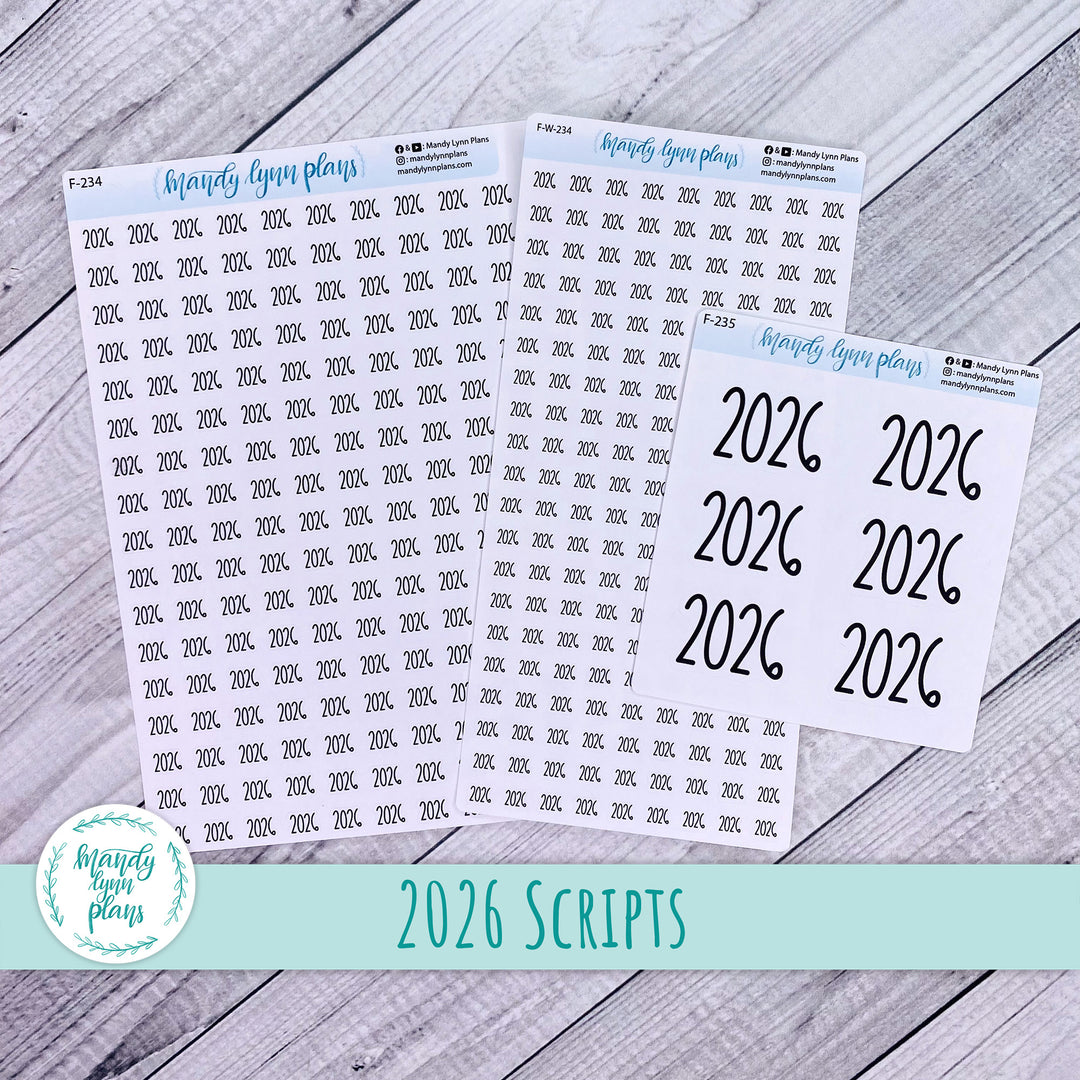 2026 Scripts