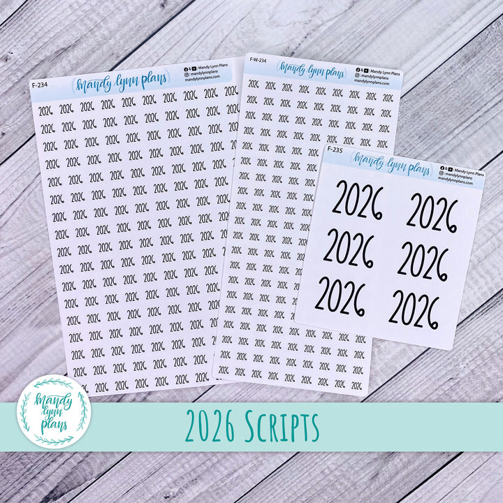 2026 Scripts
