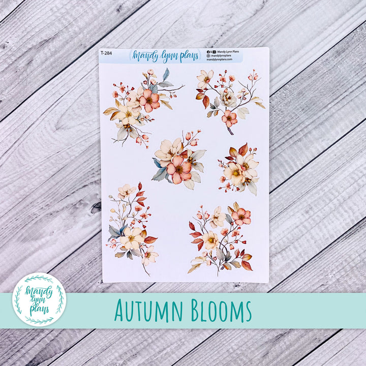 Autumn Blooms Large Deco || T-284