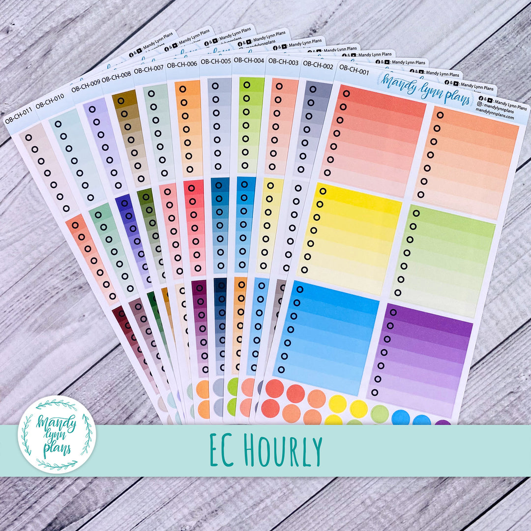 EC Hourly Circle Ombre Boxes