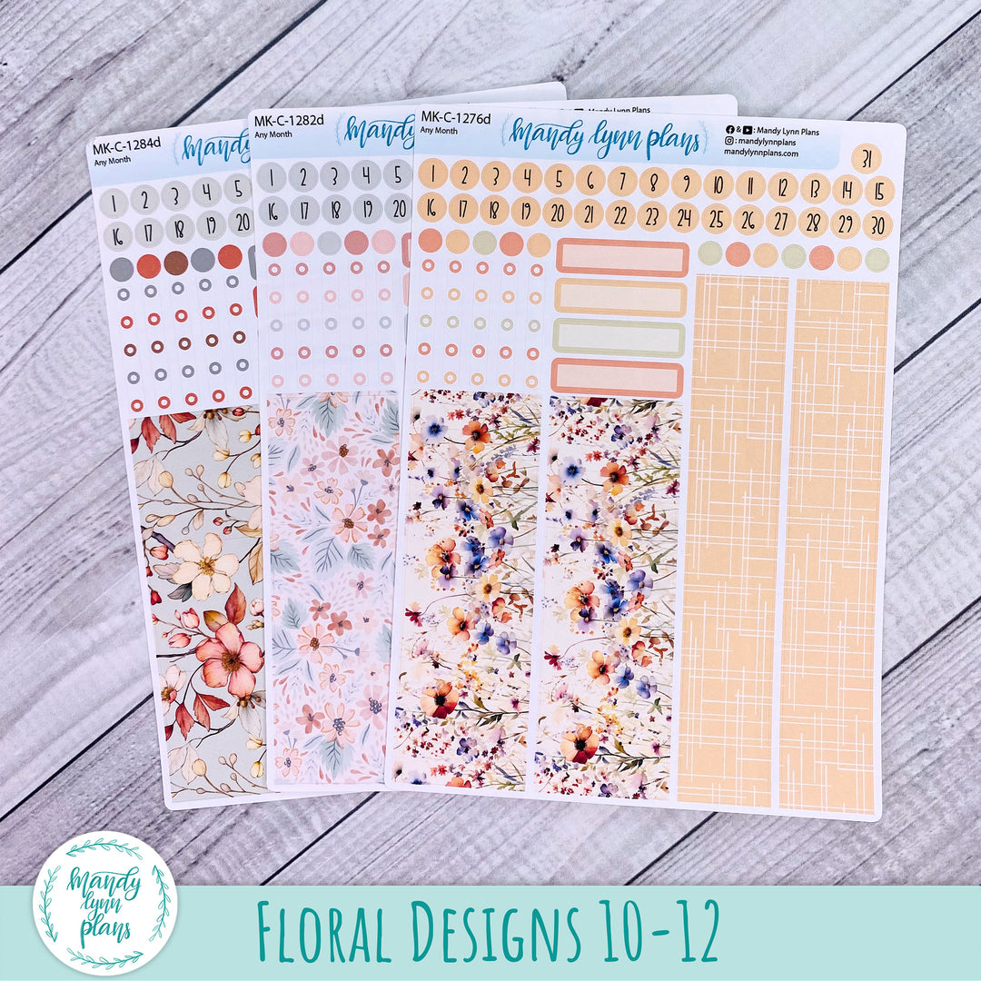 Whole Year Bundle || 3 Design Options || 12 Any Month Kits || Hobonichi Cousin