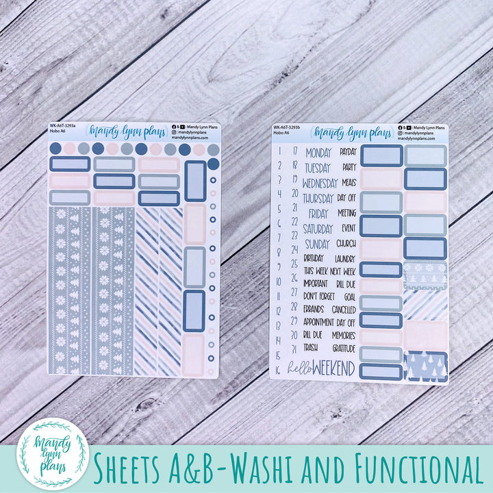 Hobonichi A6 Weekly Kit || Frozen Lake || WK-A6T-3293