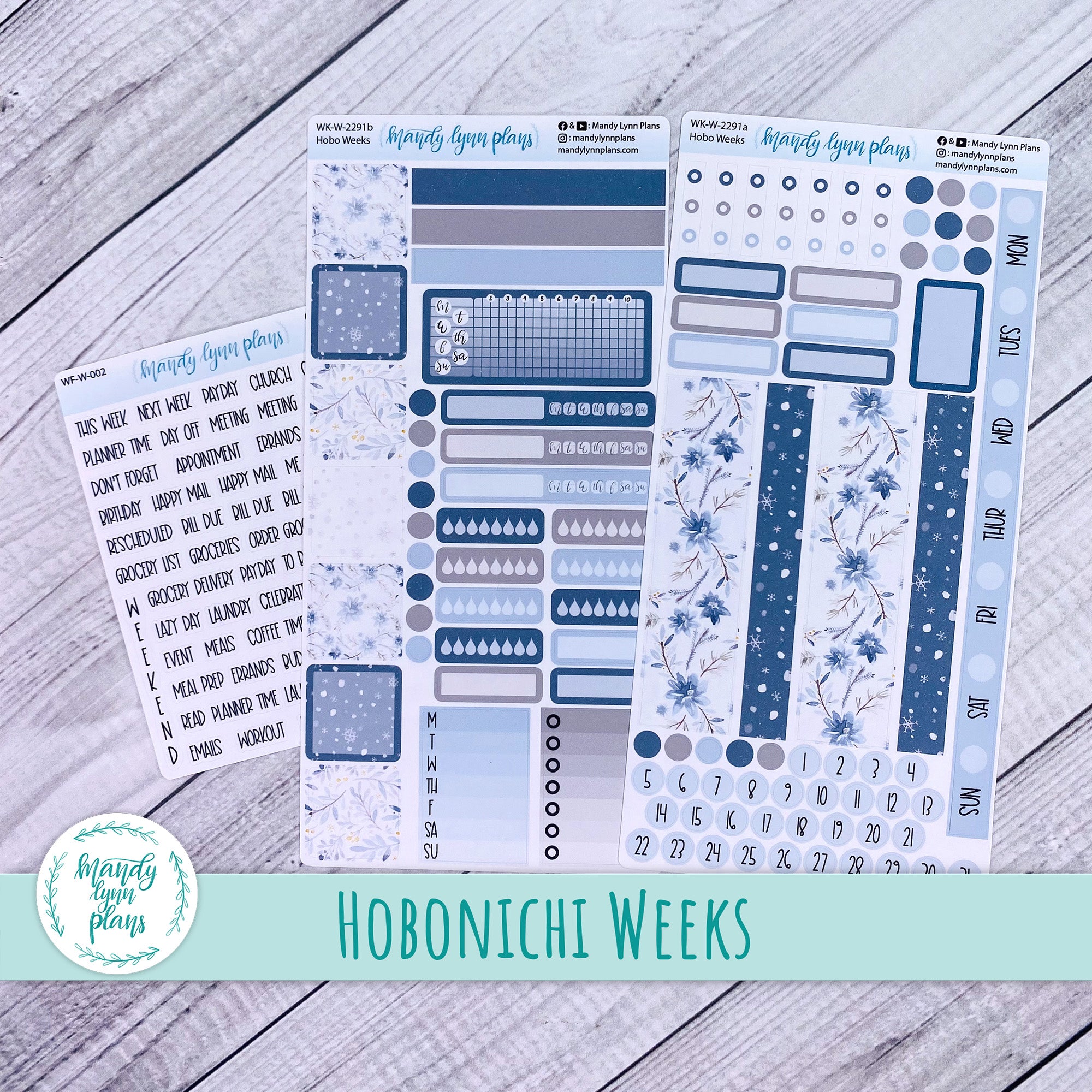 Hobonichi Weeks Weekly Kit || Winter Wonderland || WK-W-2291 – Mandy ...