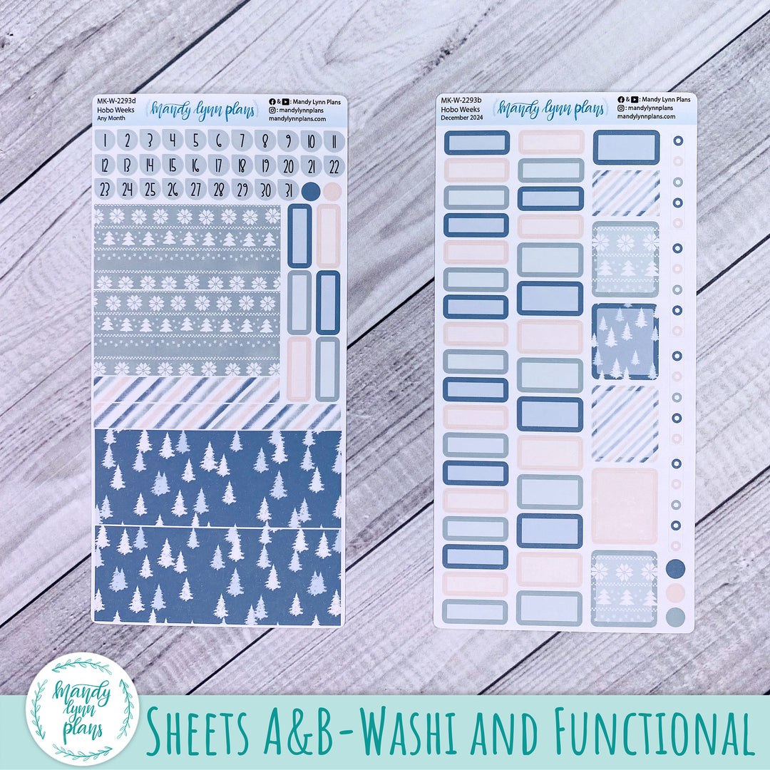 Any Month Hobonichi Weeks Monthly Kit || Frozen Lake || MK-W-2293