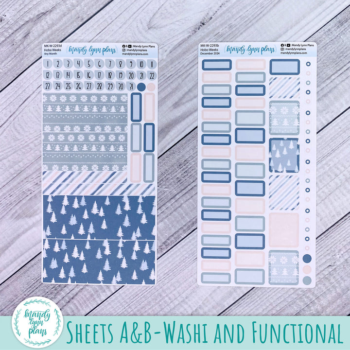 Any Month Hobonichi Weeks Monthly Kit || Frozen Lake || MK-W-2293