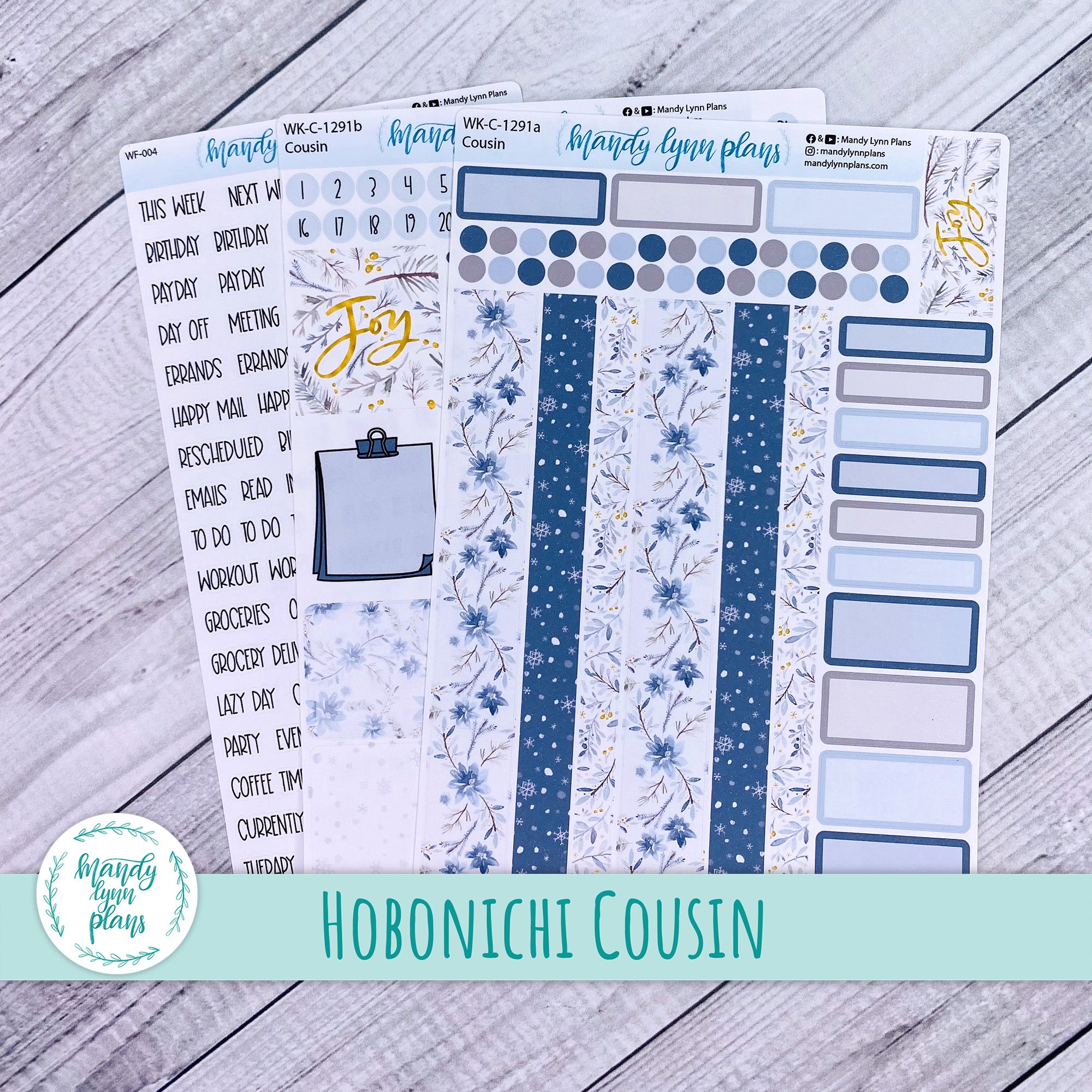 Hobonichi Cousin Weekly Kit || Winter Wonderland || WK-C-1291 – Mandy ...
