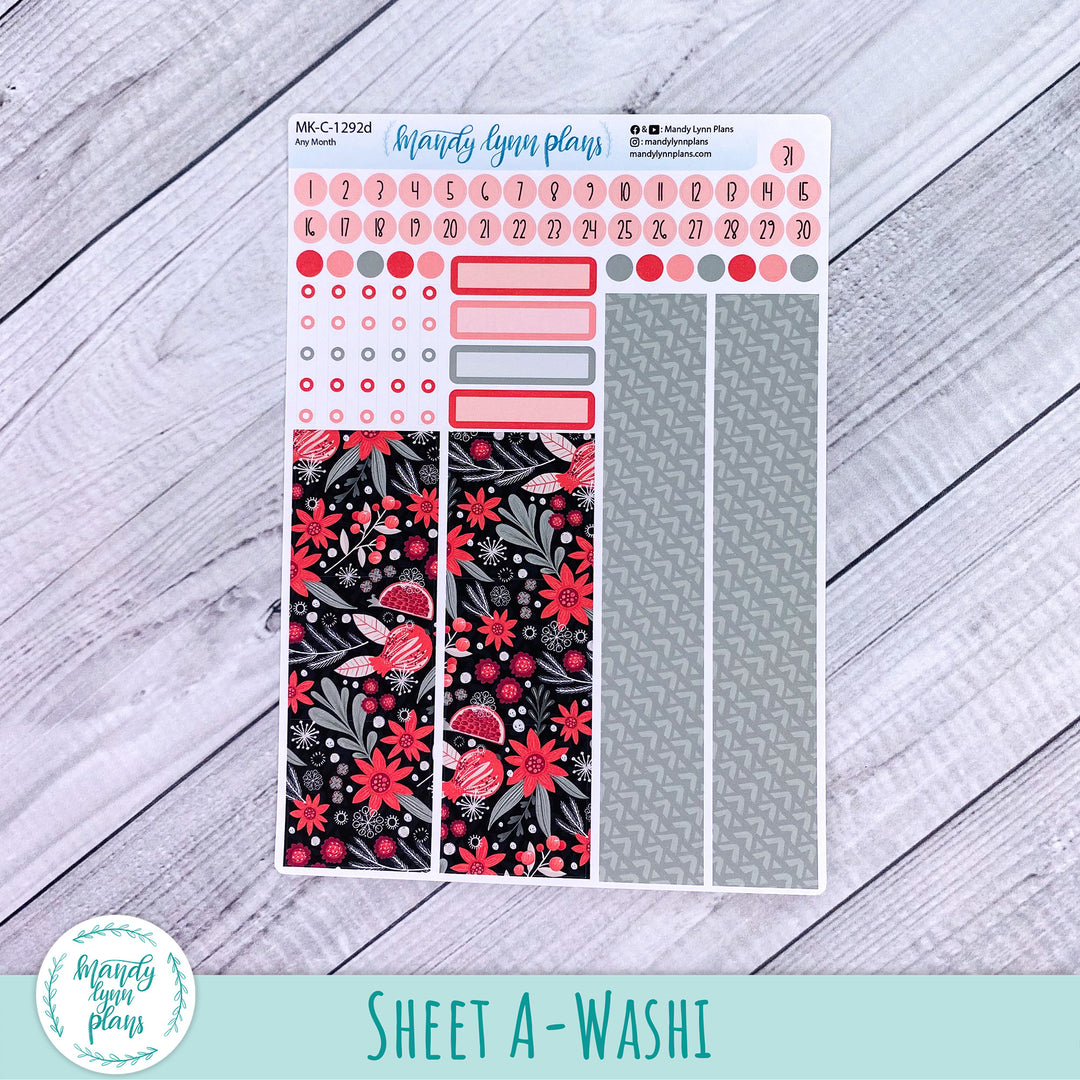 Any Month Hobonichi Cousin Monthly Kit || Winter Flora || MK-C-1292