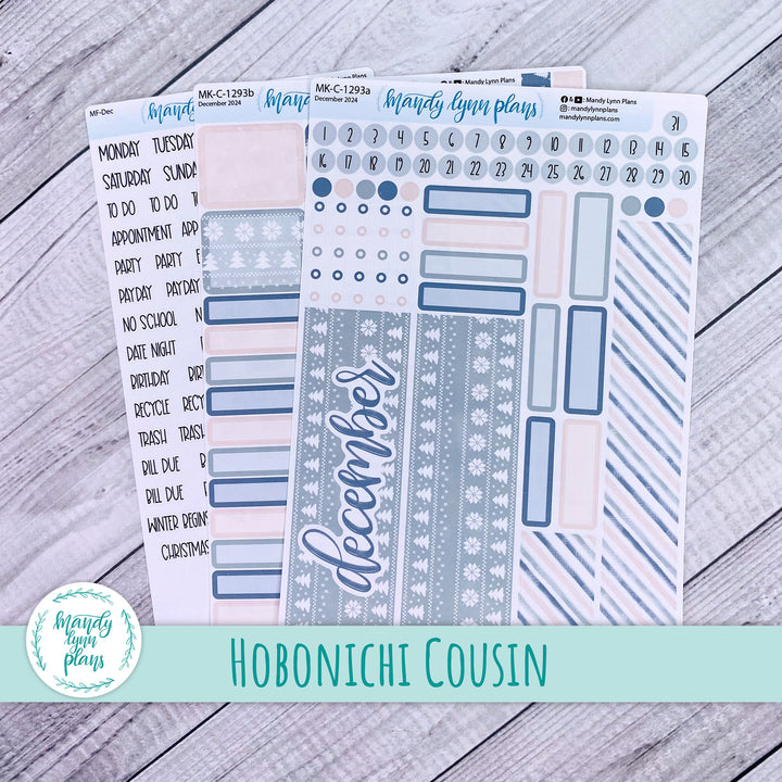 Hobonichi Cousin December 2024 Monthly || Frozen Lake || MK-C-1293