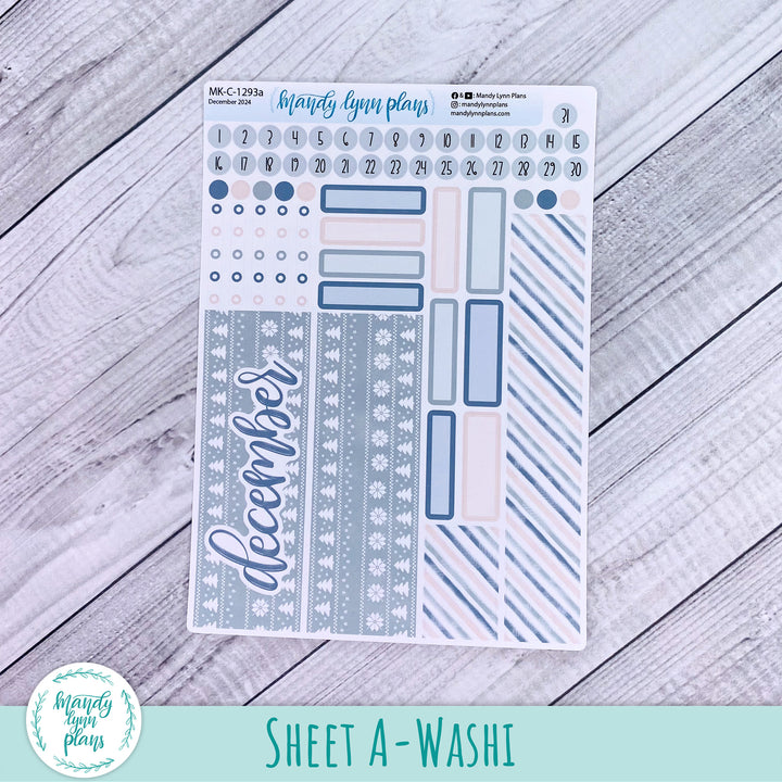 Hobonichi Cousin December 2024 Monthly || Frozen Lake || MK-C-1293