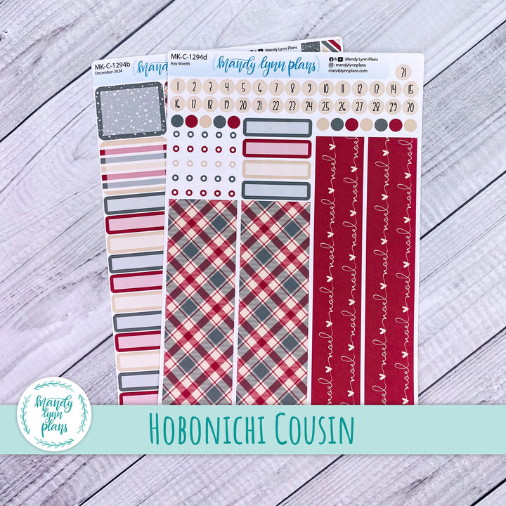 Any Month Hobonichi Cousin Monthly Kit || Noel || MK-C-1294