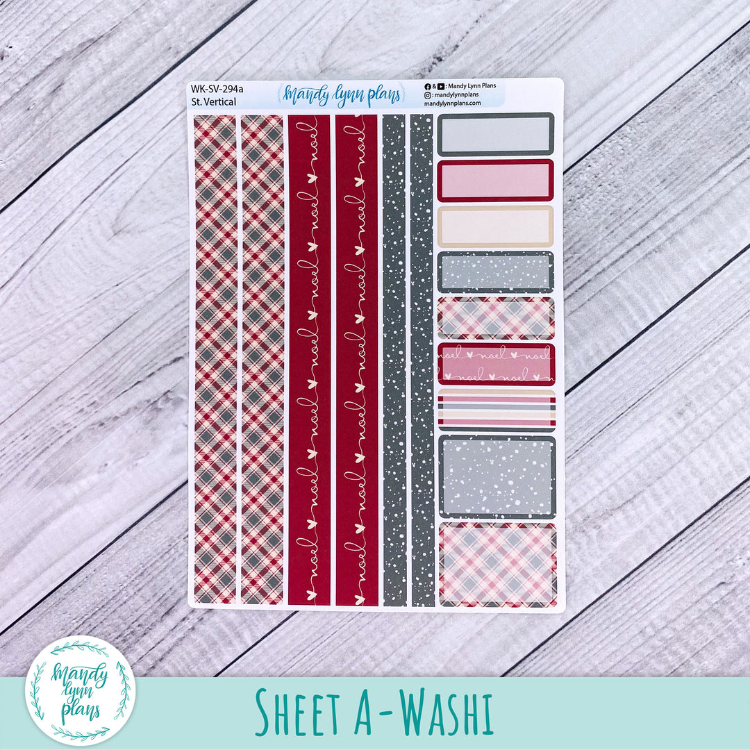 Standard Vertical Weekly Kit || Noel || WK-SV-294