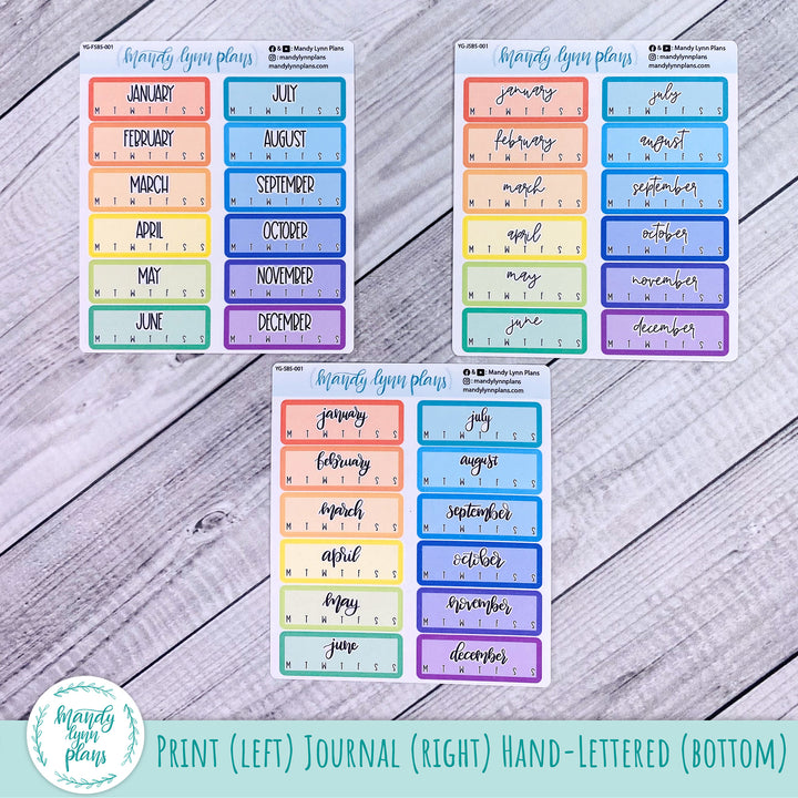 B5 Common Planner Year at a Glance