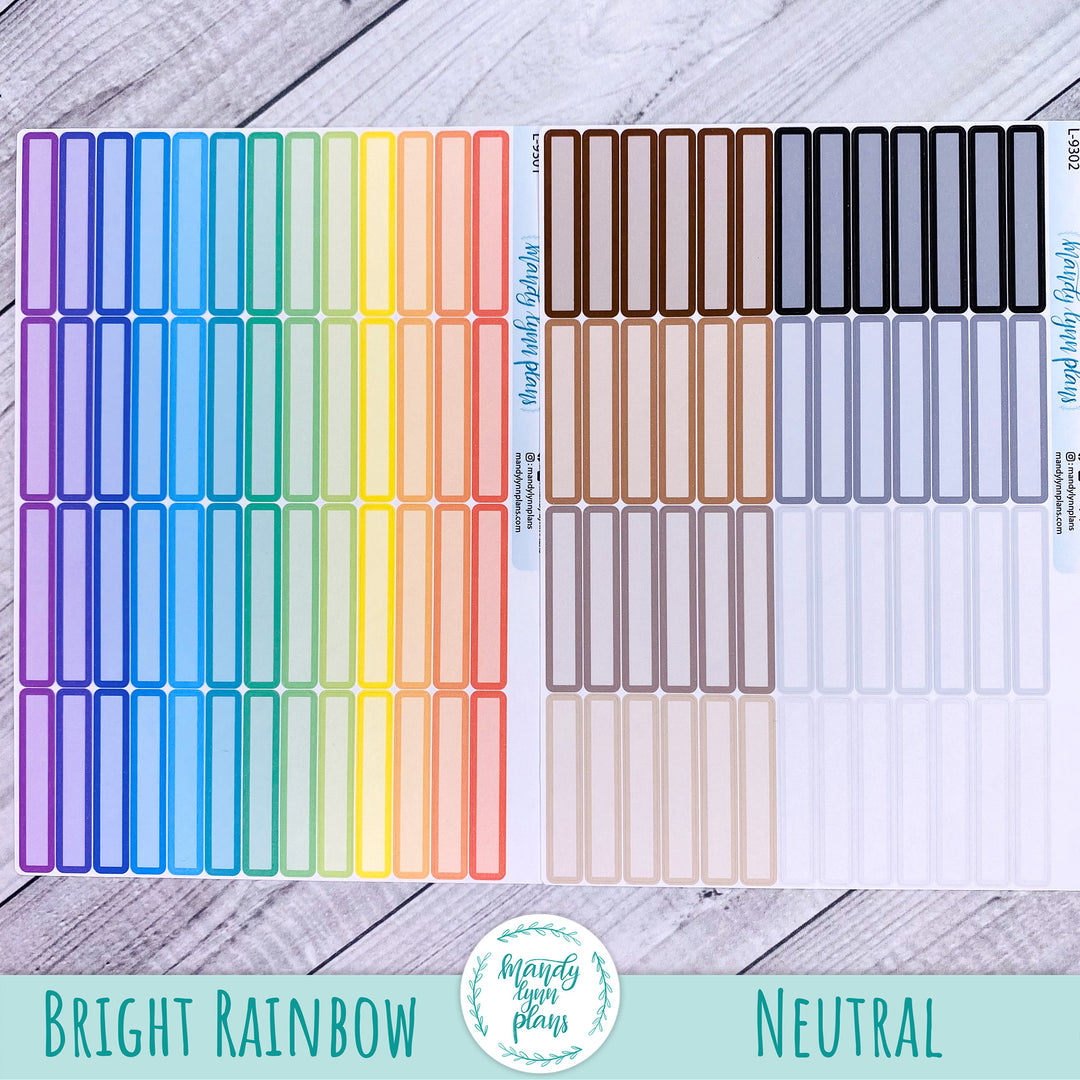 B5 Common Planner || Skinny Labels