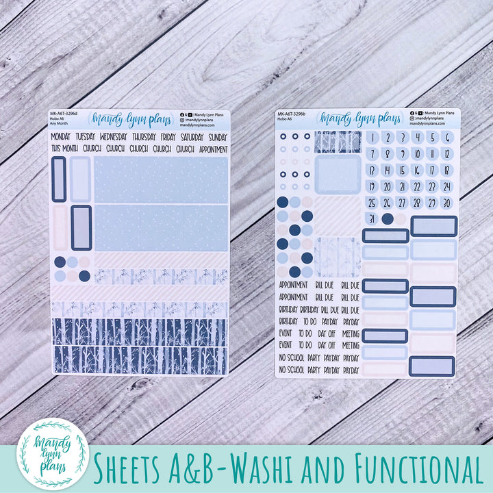 Any Month Hobonichi A6 Monthly Kit || Winter Forest || MK-A6T-3296