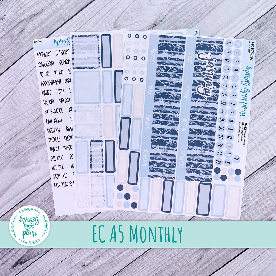 EC A5 January Monthly Kit || Winter Forest || MK-EC5-296