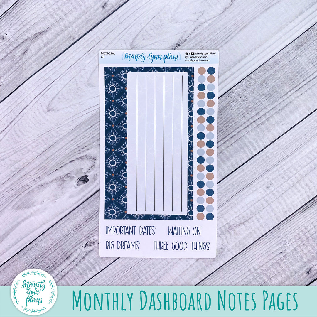 January EC A5 Dashboard Kit || Rustic Boho || R-EC5-298