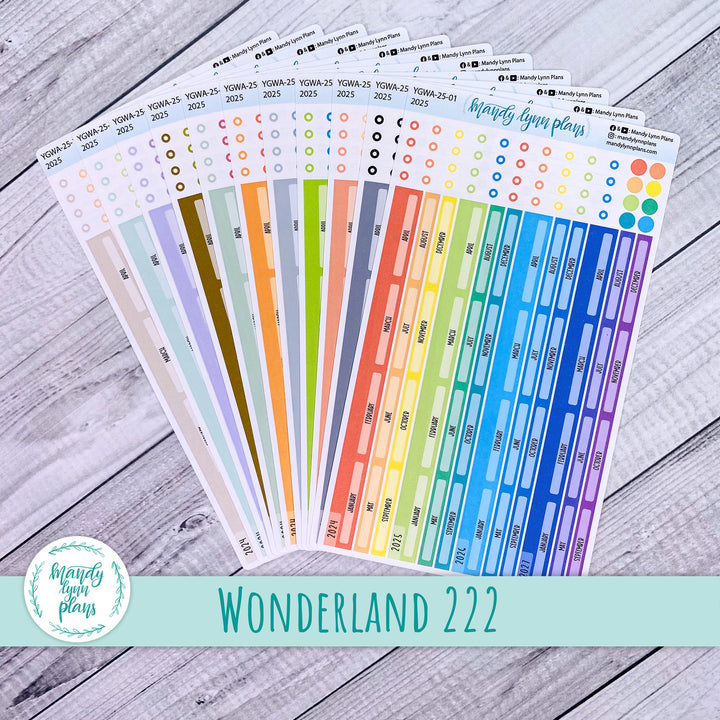2025 and 2026 Wonderland 222 Year at a Glance