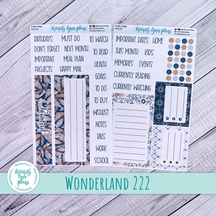 January 2025 Wonderland 222 Dashboard || Rustic Boho || 298