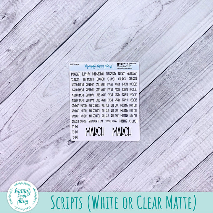 Hobonichi Weeks March 2025 Monthly Kit || Daffodils || MK-W-2303