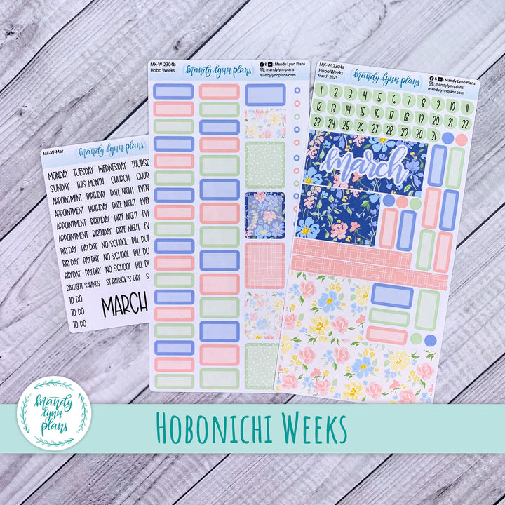 Hobonichi Weeks March 2025 Monthly Kit || Spring Delight || MK-W-2304