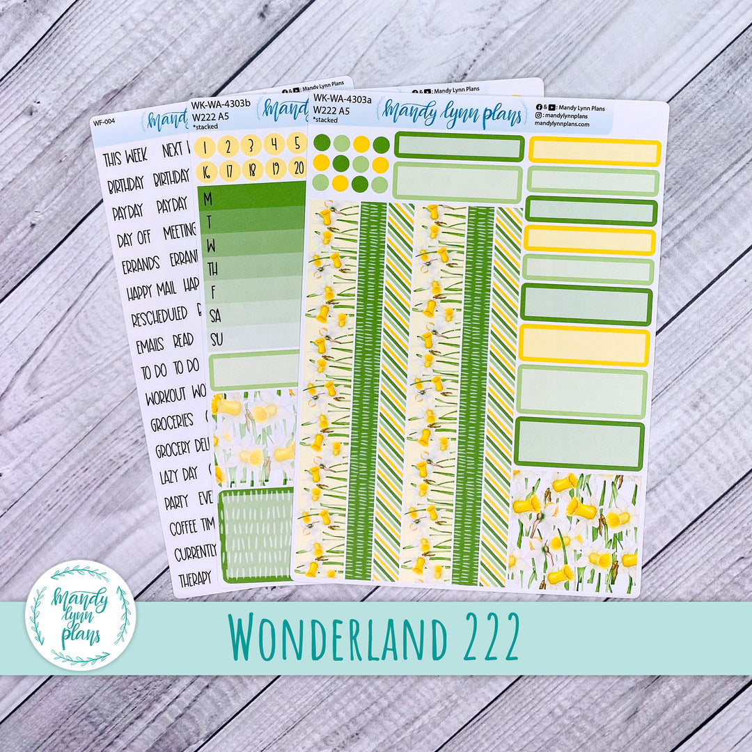 Wonderland 222 Weekly Kit || Daffodils || 303