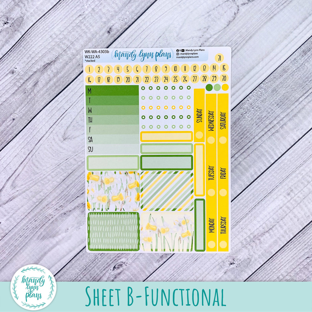 Wonderland 222 Weekly Kit || Daffodils || 303