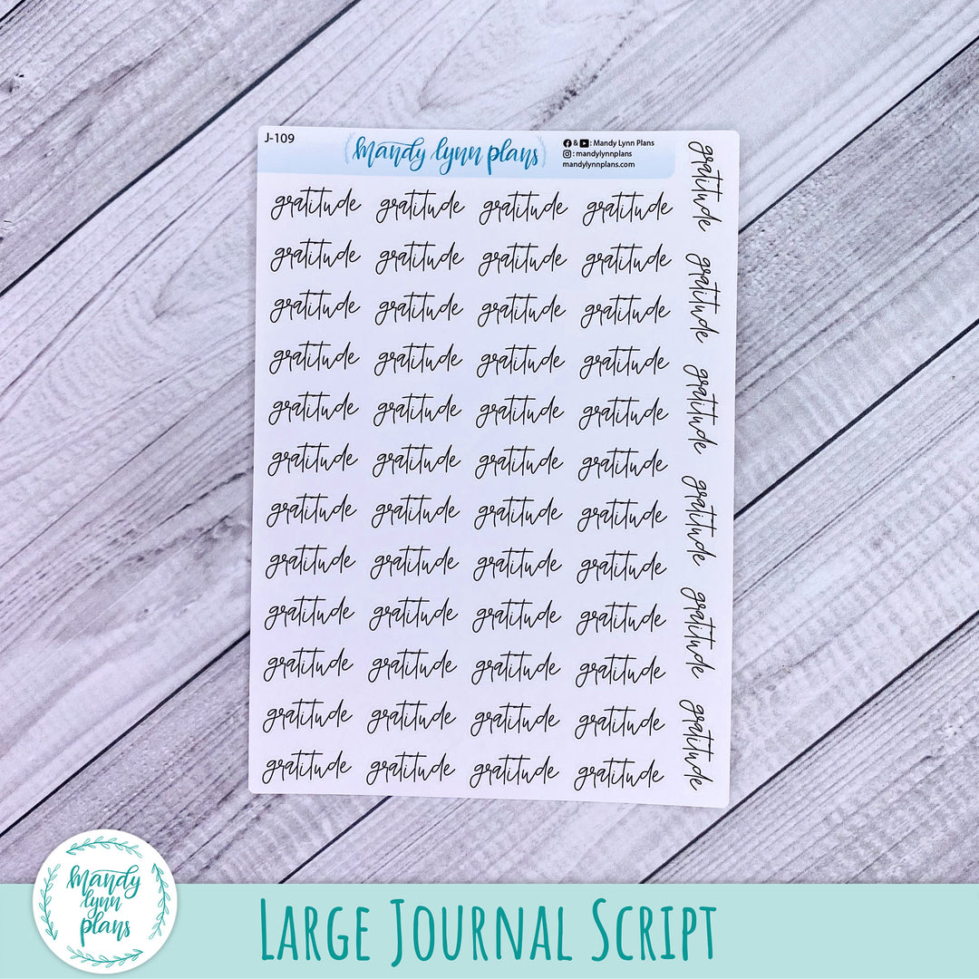 Gratitude Scripts || 109