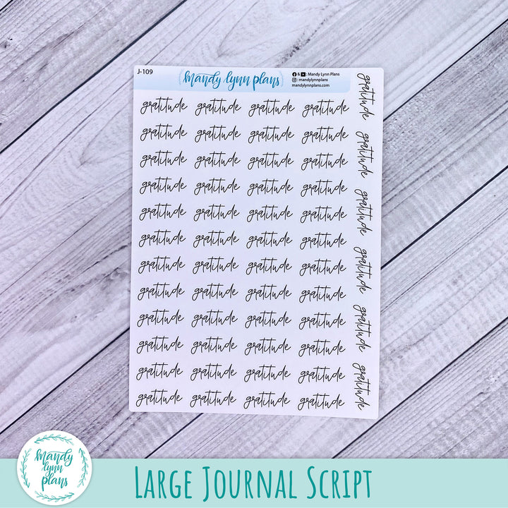 Gratitude Scripts || 109