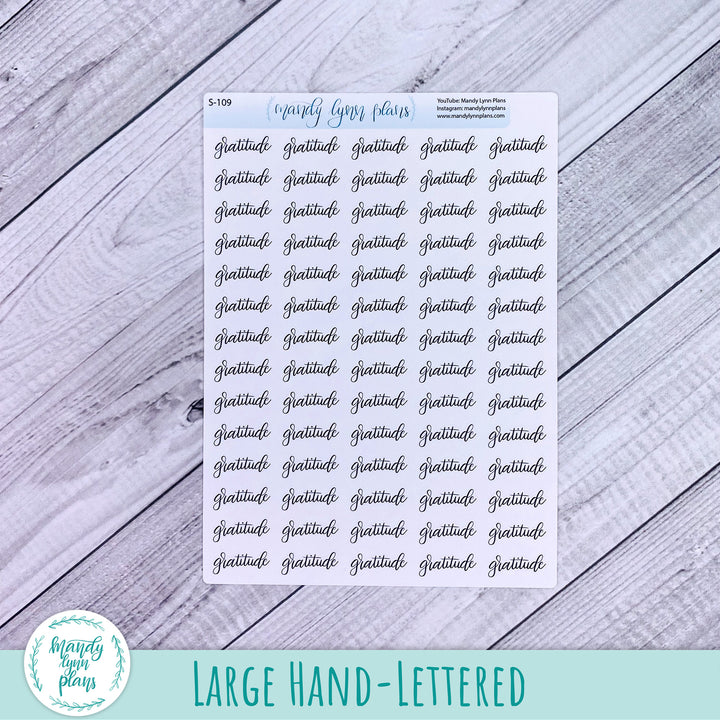 Gratitude Scripts || 109