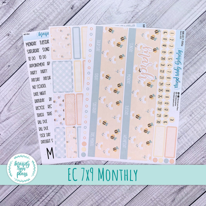 EC 7x9 March Monthly Kit || Honey Bees || MK-EC7-306