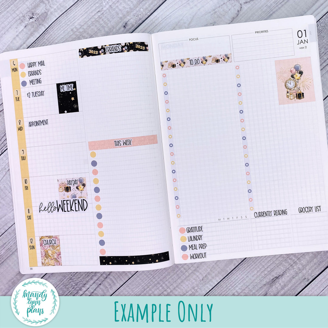 A5 Plans by Just Scribble Weekly Kit || Minimalist || 299