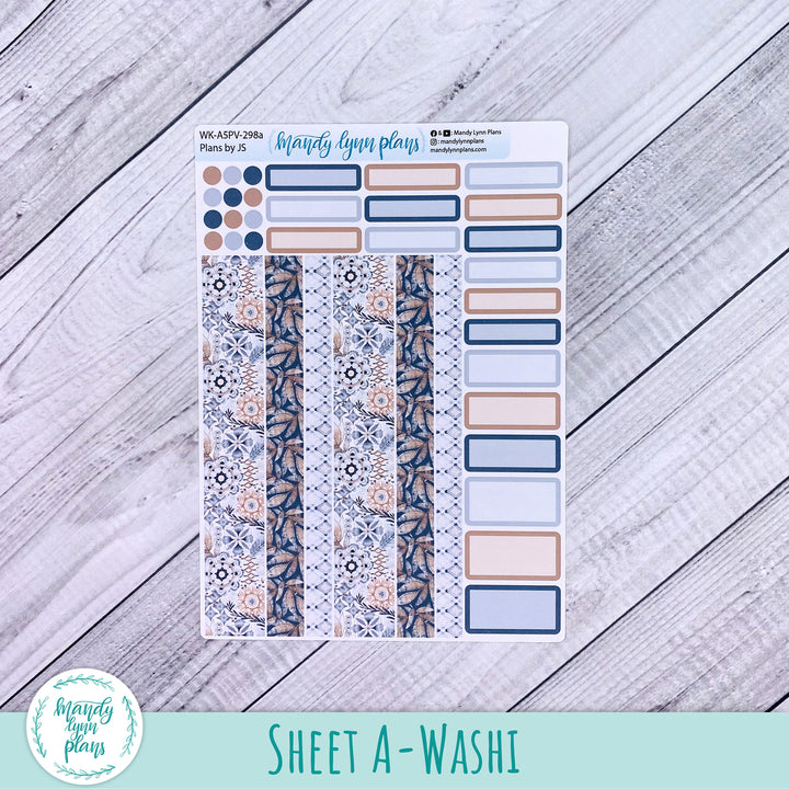 A5 Plans by Just Scribble Weekly Kit || Rustic Boho || 298