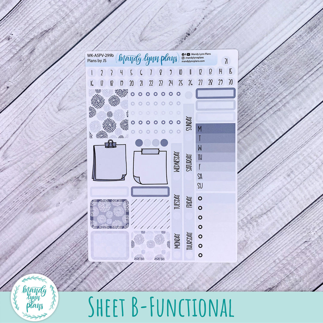 A5 Plans by Just Scribble Weekly Kit || Minimalist || 299