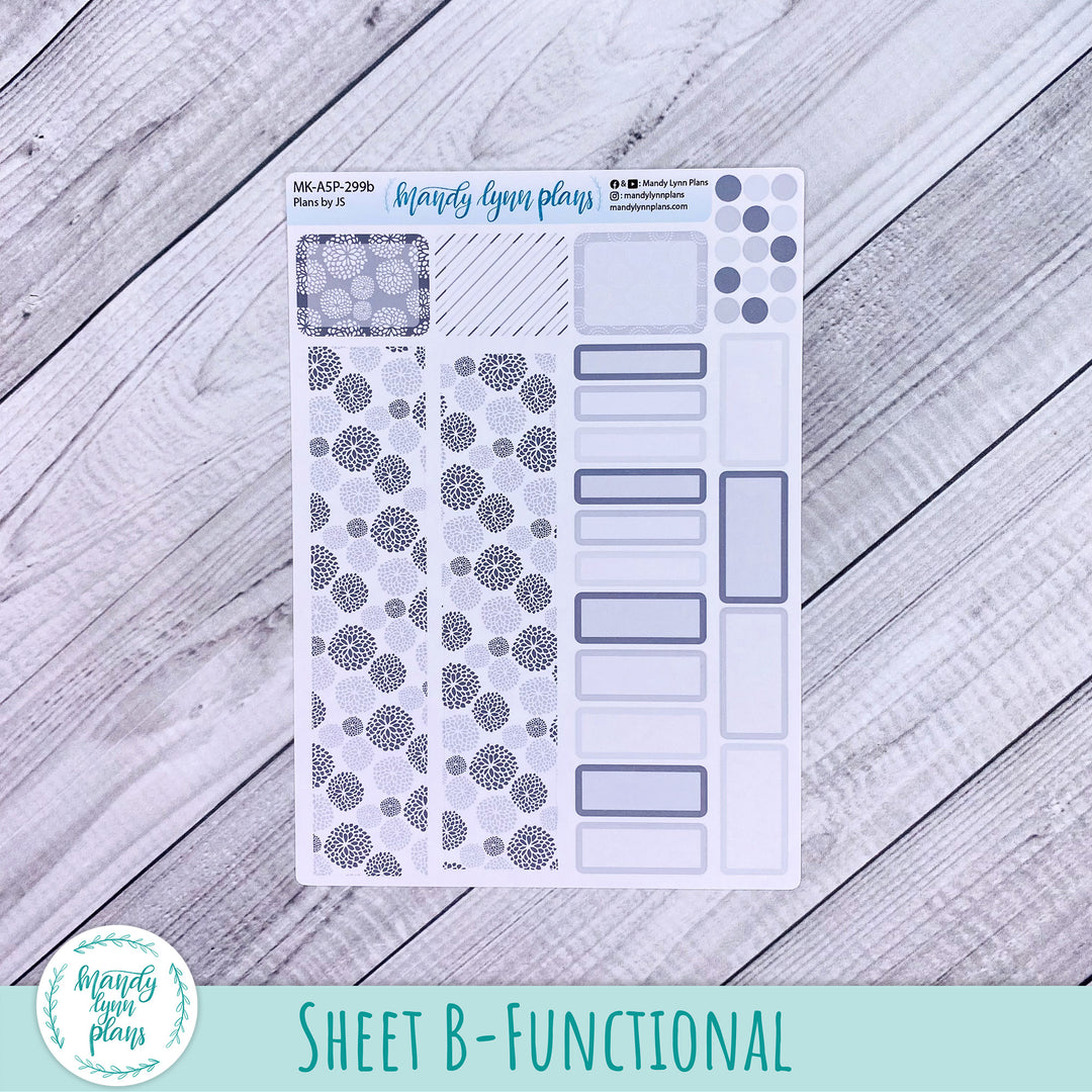 February 2025 Plans by Just Scribble Monthly || Minimalist || MK-A5P-299