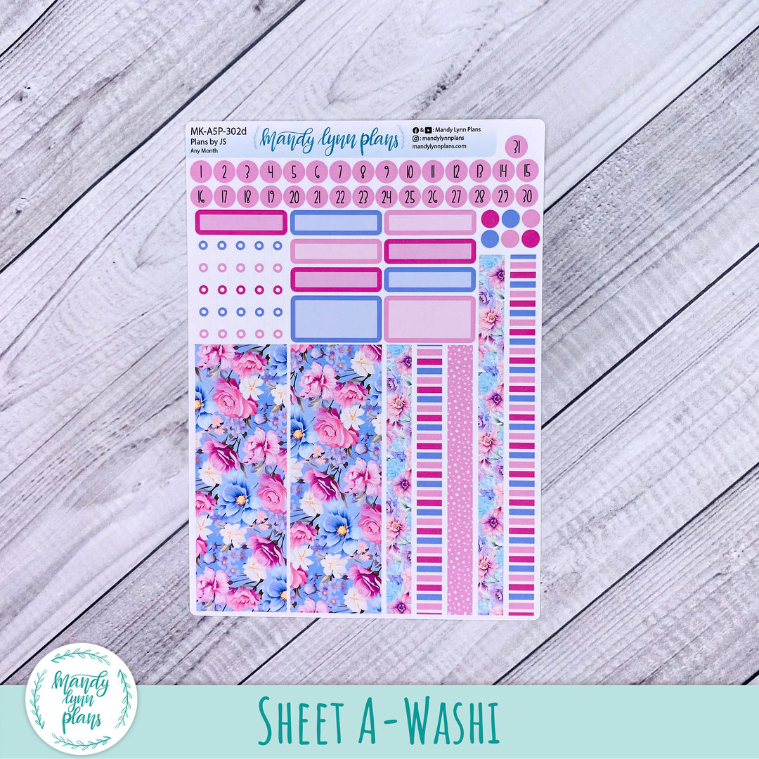 Any Month Plans by Just Scribble Monthly Kit || Daydream || MK-A5P-302