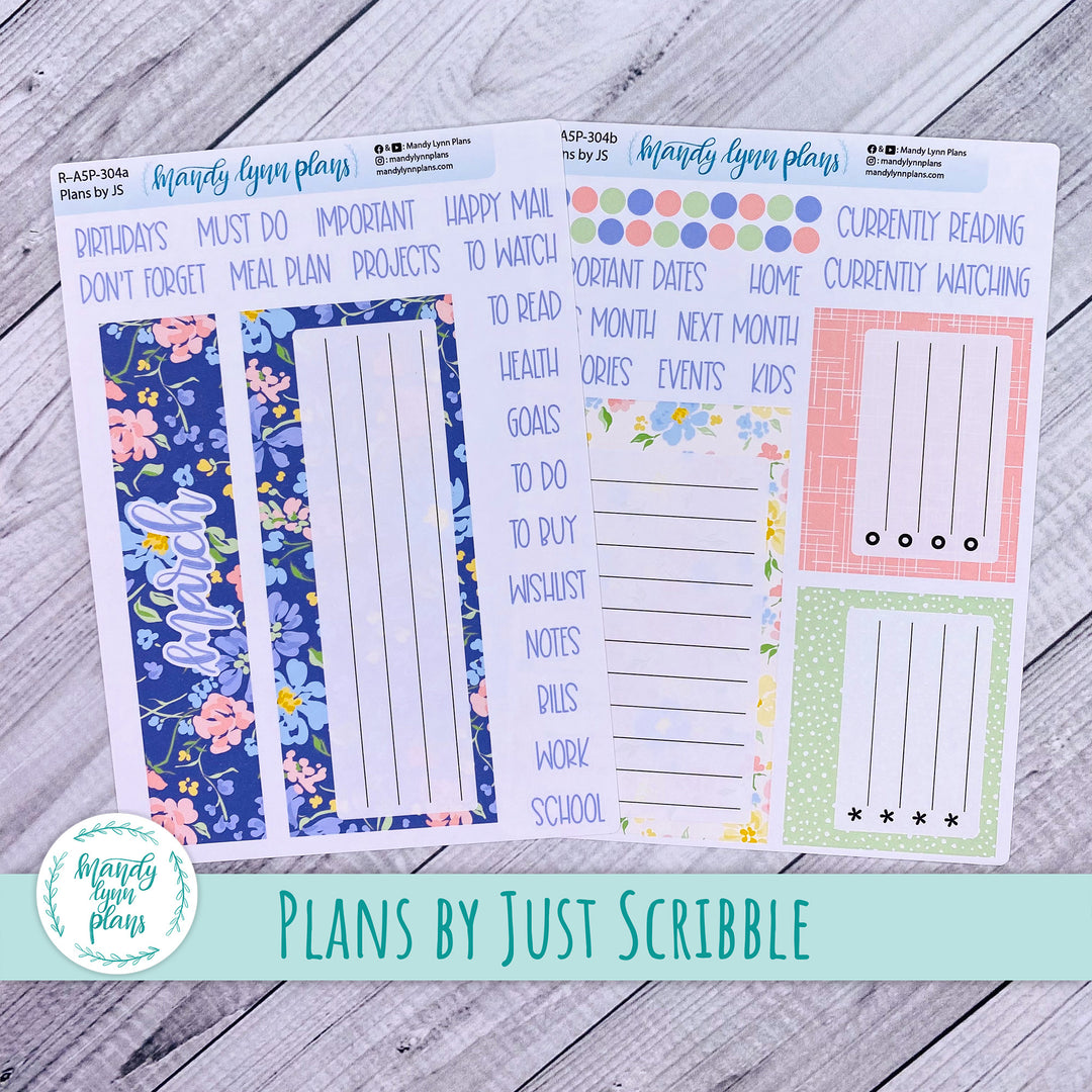 March Plans by Just Scribble Dashboard || Spring Delight || R-A5P-304