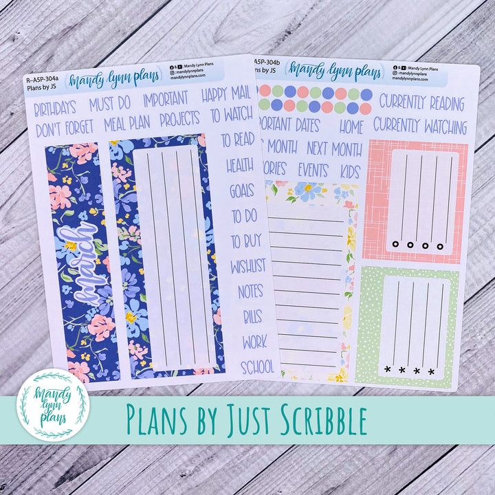March Plans by Just Scribble Dashboard || Spring Delight || R-A5P-304