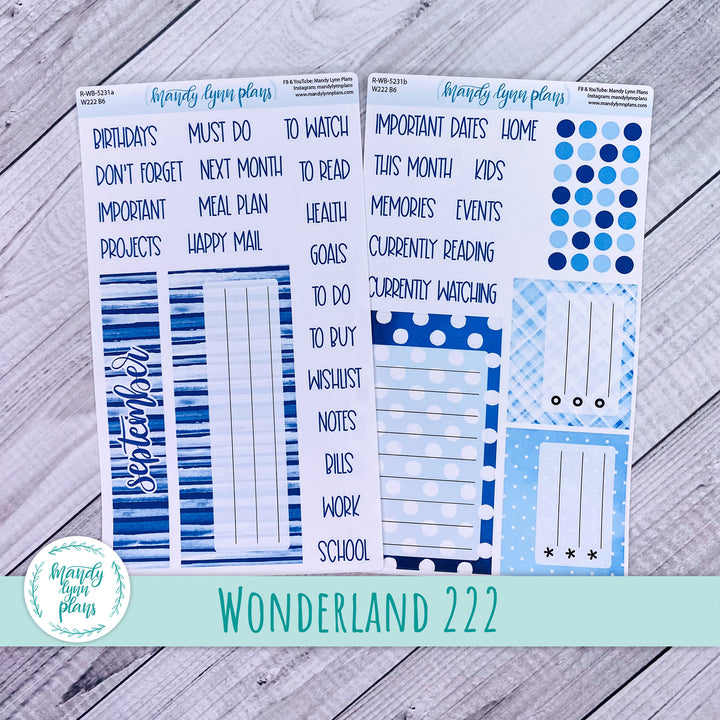 September Wonderland 222 Dashboard || Azure Blue || 231