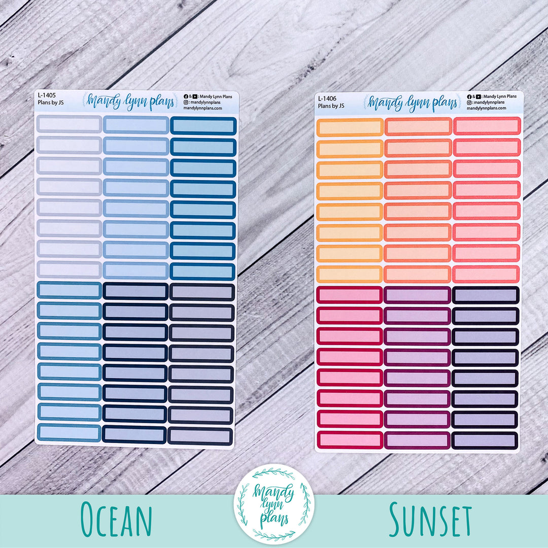 A5 Plans by Just Scribble Skinny Labels || 1 Hour